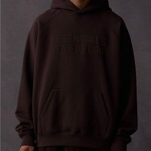 Fear Of God “Essentials” Plum Hoodie! Brand New with tags! Must Sell!